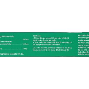 Tràng Phục Linh hỗ trợ giảm viêm đại tràng hộp 20 viên