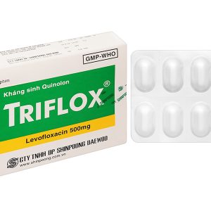 Triflox 500mg trị nhiễm khuẩn (3 vỉ x 10 viên)