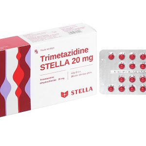 Trimetazidine Stella 20mg trị đau thắt ngực (2 vỉ x 30 viên)
