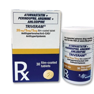 Traveram Servier 20mg/5mg/5mg trị tăng huyết áp (1 hộp x 30 viên)