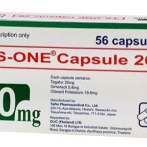 Ts-one Capsule 20 kết hợp điều trị ung thư dạ dày tiến triển (4 vỉ x 14 viên)