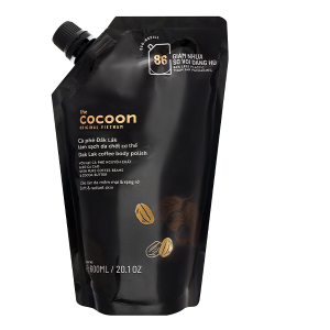 Tẩy tế bào chết Cocoon hạt cà phê làm sạch da chết cơ thể túi 600ml