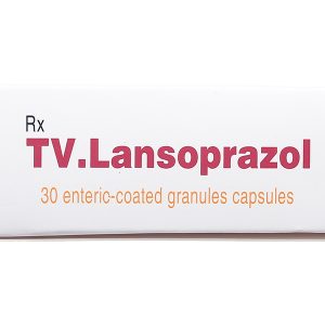 TV.Lansoprazol 30mg trị loét dạ dày, tá tràng, viêm thực quản (3 vỉ x 10 viên)