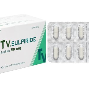 TV. Sulpiride 50mg trị chứng rối loạn tâm thần phân liệt (10 vỉ x 10 viên)