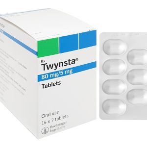 Twynsta 80mg/5mg trị tăng huyết áp (14 vỉ x 7 viên)