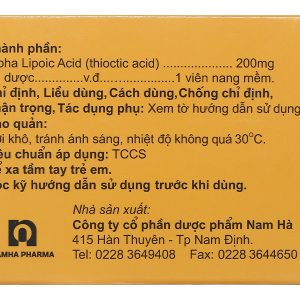Ubiheal 200 trị rối loạn cảm giác do bệnh thần kinh đái tháo đường (5 vỉ x 6 viên)