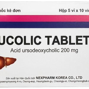 Ucolic Tablet 200mg hỗ trợ trị bệnh lý về gan mật (5 vỉ x 10 viên)