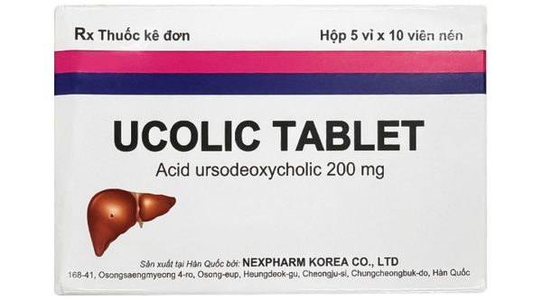 Ucolic Tablet 200mg hỗ trợ trị bệnh lý về gan mật (5 vỉ x 10 viên)
