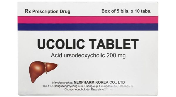 Ucolic Tablet 200mg hỗ trợ trị bệnh lý về gan mật (5 vỉ x 10 viên)