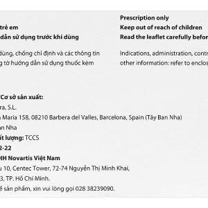 Bột hít Ultibro Breezhaler 110/50 microgram trị bệnh phổi tắc nghẽn (3 vỉ x 10 viên)