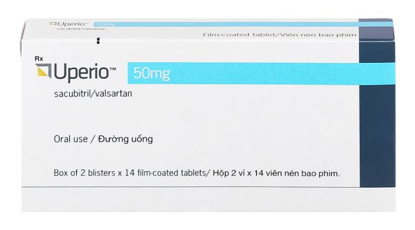 Uperio 50mg trị suy tim (2 vỉ x 14 viên)
