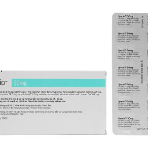 Uperio 50mg trị suy tim (2 vỉ x 14 viên)