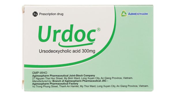 Urdoc 300mg hỗ trợ trị bệnh lý về gan mật (8 vỉ x 10 viên)