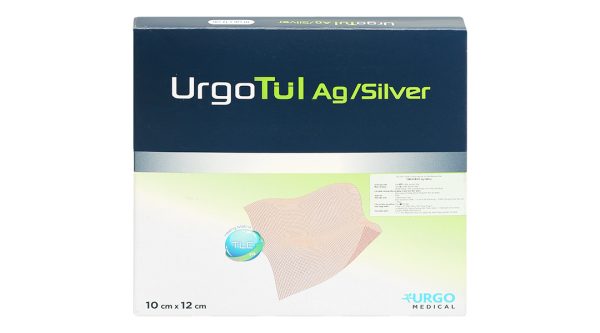 Gạc lưới UrgoTul AG/Sliver (10cm x 12cm) hộp 16 miếng