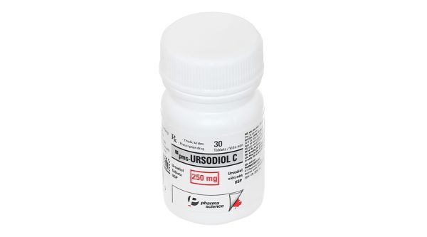 Pms-Ursodiol C 250mg trị xơ gan ứ mật nguyên phát, làm tan sỏi mật chai 30 viên