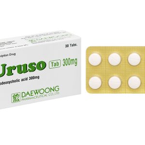 Uruso Tab 300mg trị sỏi mật giàu cholesterol (3 vỉ x 10 viên)