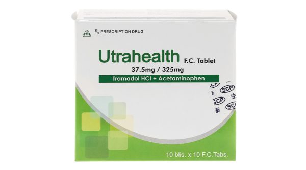 Utrahealth F.C Tablet trị các cơn đau trung bình đến nặng (10 vỉ x 10 viên)