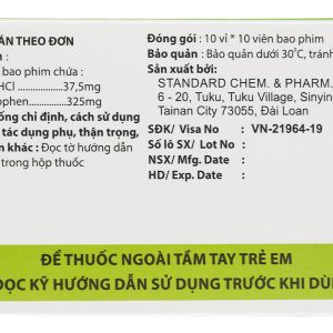 Utrahealth F.C Tablet trị các cơn đau trung bình đến nặng (10 vỉ x 10 viên)