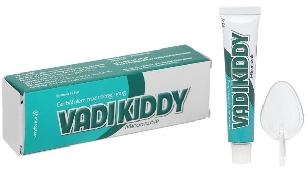Gel bôi Vadikiddy 2% điều trị nhiễm nấm Candida ở khoang miệng, họng tuýp 10g