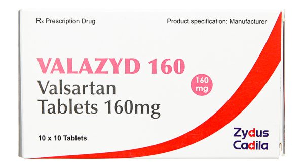 Valazyd 160 trị tăng huyết áp, suy tim (10 vỉ x 10 viên)