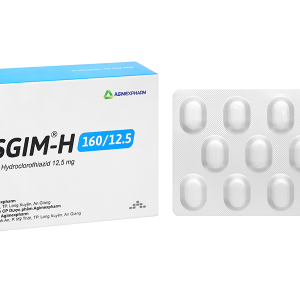 Valsgim - H 160 mg/12.5 mg điều trị bệnh tăng huyết áp (2 vỉ x 14 viên)