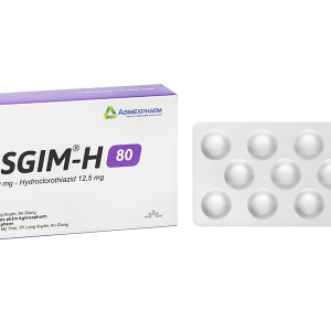 Valsgim - H 80mg/12.5mg chỉ định điều trị tăng huyết áp (2 vỉ x 14 viên)