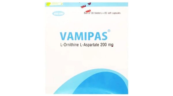 Vamipas 200mg điều trị hỗ trợ và duy trì các bệnh về gan (20 vỉ x 5 viên)