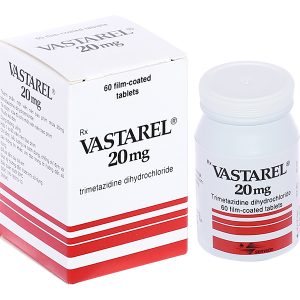 Vastarel 20mg trị triệu chứng ở bệnh nhân đau thắt ngực hộp 60 viên