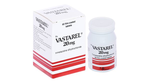 Vastarel 20mg trị triệu chứng ở bệnh nhân đau thắt ngực hộp 60 viên