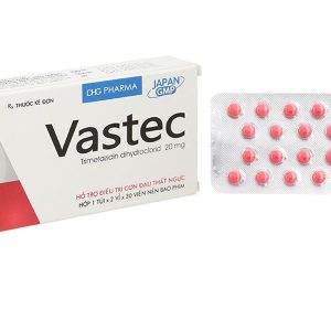 Vastec 20mg hỗ trợ trị đau thắt ngực (2 vỉ x 30 viên)