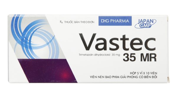 Vastec 35 MR trị đau thắt ngực (5 vỉ x 10 viên)