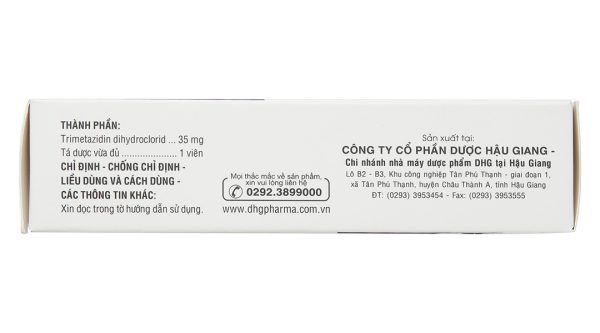 Vastec 35 MR trị đau thắt ngực (5 vỉ x 10 viên)
