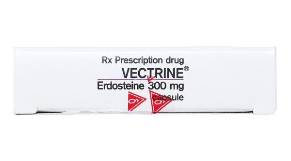 Vectrine 300mg làm loãng, tiêu đàm trong bệnh lý hô hấp (2 vỉ x 10 viên)