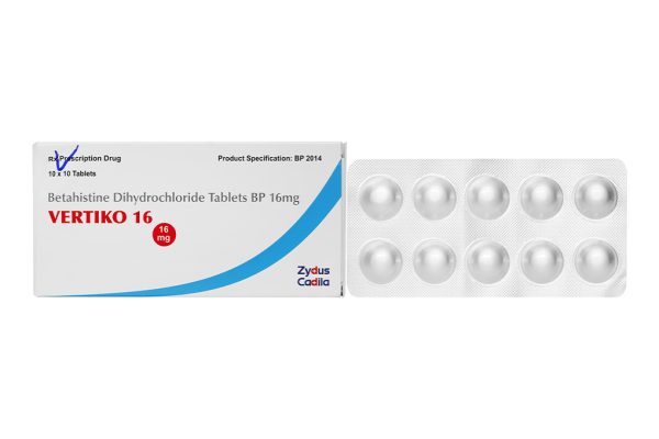 Vertiko 16 trị chóng mặt, suy giảm thính giác (10 vỉ x 10 viên)