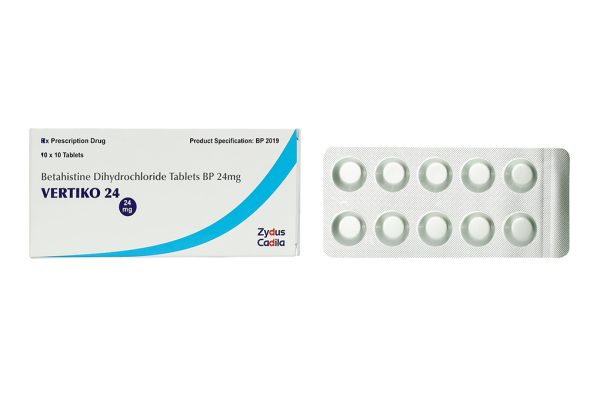 Vertiko 24 trị hội chứng Ménière như chóng mặt, suy giảm thính giác (10 vỉ x 10 viên)