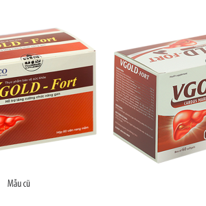 Vgold - Fort giúp tăng cường chức năng gan hộp 60 viên