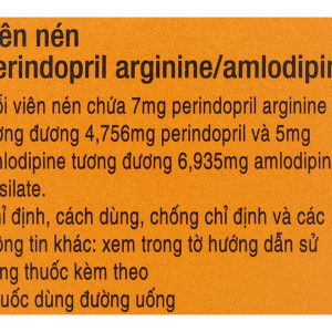 Viacoram 7mg/5mg trị tăng huyết áp vô căn hộp 30 viên