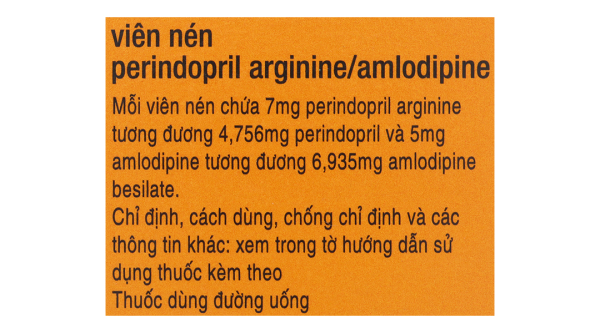 Viacoram 7mg/5mg trị tăng huyết áp vô căn hộp 30 viên