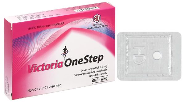 Victoria One Step 1.5mg thuốc tránh thai khẩn cấp trong vòng 72 giờ (1 vỉ x 1 viên)