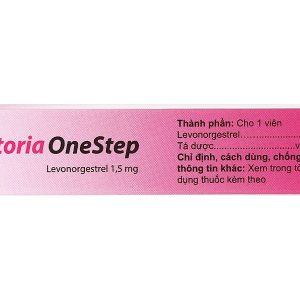 Victoria One Step 1.5mg thuốc tránh thai khẩn cấp trong vòng 72 giờ (1 vỉ x 1 viên)