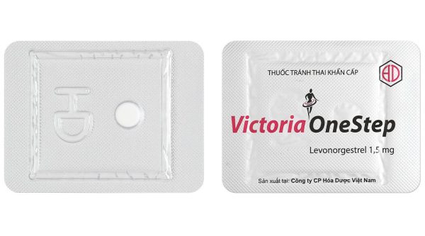 Victoria One Step 1.5mg thuốc tránh thai khẩn cấp trong vòng 72 giờ (1 vỉ x 1 viên)