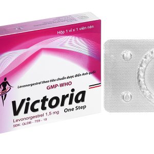 Victoria One Step 1.5mg thuốc tránh thai khẩn cấp trong vòng 72 giờ (1 vỉ x 1 viên)
