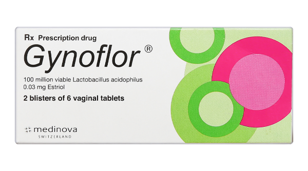 Viên đặt âm đạo Gynoflor bổ sung Lactobacillus, trị viêm teo âm đạo (2 vỉ x 6 viên)