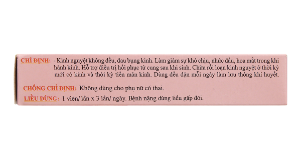 Ích Mẫu Traphaco trị kinh nguyệt không đều, đau bụng kinh (2 vỉ x 10 viên)