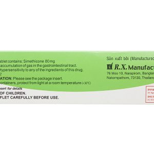 Viên nhai Air-X 80mg chống đầy hơi và chướng bụng (10 vỉ x 10 viên)