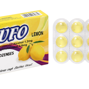 Viên ngậm Cufo Lemon hỗ trợ trị viêm họng, đau họng (2 vỉ x 12 viên)