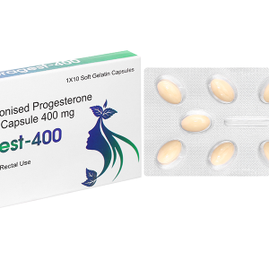 Viên nội tiết tố Heragest-400 hỗ trợ dự phòng sảy thai, vô sinh nữ (1 vỉ x 10 viên)