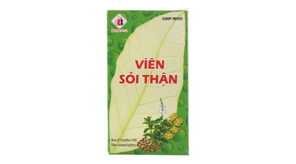 Viên Sỏi Thận phòng và trị sỏi thận chai 100 viên