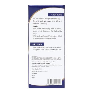 BankisCap hỗ trợ tăng cường sức đề kháng hộp 60 viên