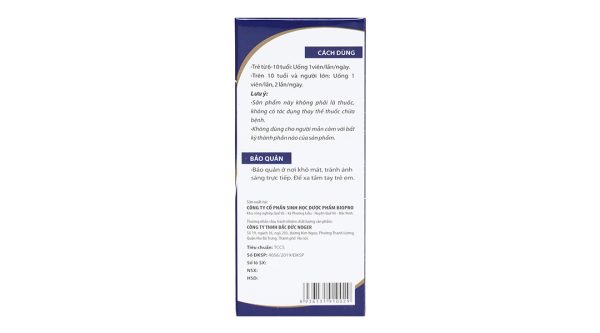 BankisCap hỗ trợ tăng cường sức đề kháng hộp 60 viên